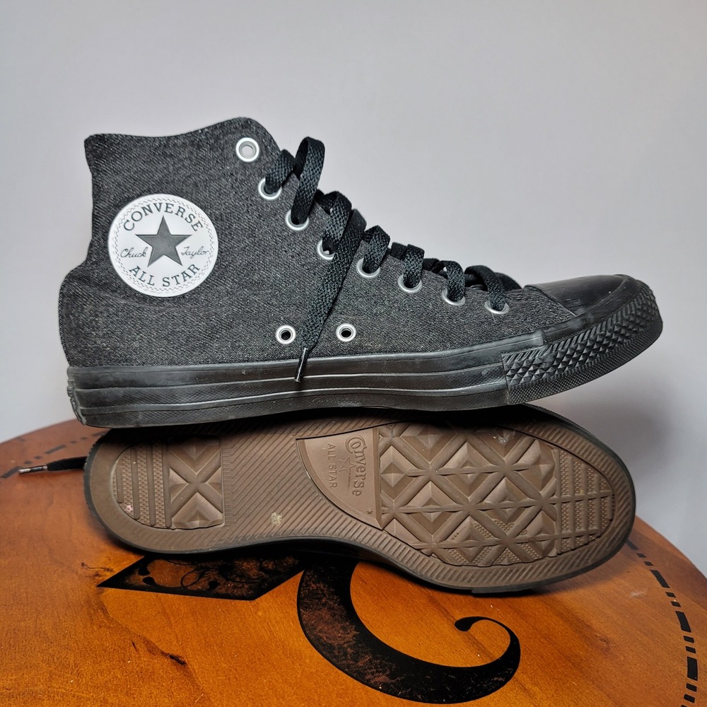 Converse Chuck Taylor All Star Sunflower Black High Top 163038C 9W 7M - Picture 9 of 10